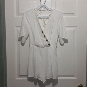 Blue Rain Romper 